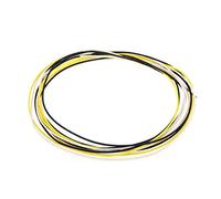 Musiclily Pro 22 AWG Gauge Vintage Style Pre-tinned Push-back Cloth Covered Stranded Wire, Mixed Color 18 Feet(6 Meters)