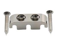 Musiclily Pro 25mm Brass Bass String Guide Retainer Tree for 5-String Electric Bass, Nickel
