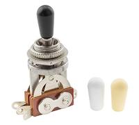 Musiclily Pro 3-Way Pickup Selector Toggle Switch for Les Paul Style Electric Guitar, Nickel