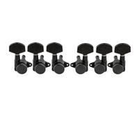 Musiclily Pro 3R3L Guitar Locking Tuners Tuning Pegs Keys Machine Heads Set for Epiphone Les Paul Style, Black