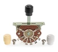 Musiclily Pro 4-Pole 3-Way Pickup Selector Blade Lever Switch for Strat Tele Style Electric Guitar