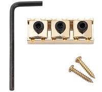 Musiclily Pro 43mm Electric Guitar String Locking Nut, Gold | for Floyd Rose Tremolo Bridge