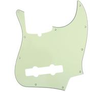 Musiclily Pro 5-String 10-Hole American J Bass Pickguard 3Ply Mint Green | Contemporary, for Fender American Jazz Bass