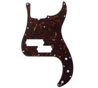 Musiclily Pro 5-String 13-Hole Contemporary P Bass Pickguard for Fender American Precision Bass, 4Ply Tortoise Shell