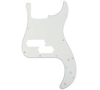 Musiclily Pro 5-String 13-Hole Contemporary P Bass Pickguard for Fender Mexican Precision Bass, 3Ply Parchment