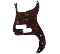 Musiclily Pro 5-String 13-Hole Contemporary P Bass Pickguard for Fender Mexican Precision Bass, 4Ply Tortoise Shell