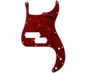 Musiclily Pro 5-String 13-Hole Contemporary P Bass Pickguard for Fender Mexican Precision Bass, 4Ply Vintage Tortoise