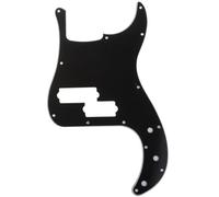 Musiclily Pro 5-String 13-Hole Mexican P Bass Pickguard 3Ply Black | Contemporary, for Fender Mexican Precision Bass
