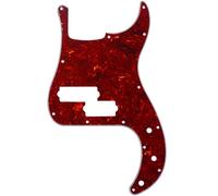 Musiclily Pro 5-String 13-Hole Mexican P Bass Pickguard Vintage Tortoise | 4Ply, Contemporary, for Fender Mexican Precision Bass