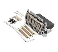 Musiclily Pro 52.5mm 2 Point Tremolo Bridge Steel Saddles Steel Block for American Strat Style Electric Guitar, Chrome