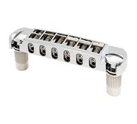 Musiclily Pro 52.5mm Pigtail Style Adjustable Wraparound Bridge Tailpiece for Les Paul Style Electric Guitar, Chrome