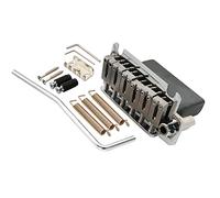 Musiclily Pro 54mm 2-Point Style Guitar Tremolo Bridge with Stainless Steel Saddles Full Steel Block for Japan Import Strat, Chrome