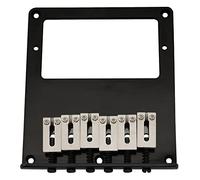 Musiclily Pro 54mm Tele Humbucker Bridge with 6 Stainless Steel Saddles for Telecaster Style Electric Guitar, Black