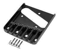 Musiclily Pro 54mm Telecaster Bridge Vintage 6 Barrel Saddles for Tele Style Electric Guitar, Black
