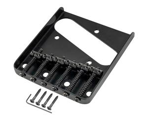 Musiclily Pro 54mm Telecaster Bridge Vintage 6 Barrel Saddles for Tele Style Electric Guitar, Black