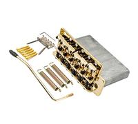 Musiclily Pro 56.5mm Vintage Tremolo Bridge Steel Saddles for Vintage Fender American Strat Electric Guitar, Gold