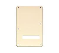 Musiclily Pro 6-Hole ST Backplate for Squier Sonic SSS Guitar 3Ply Cream