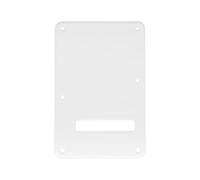 Musiclily Pro 6-Hole ST Backplate for Squier Sonic SSS Guitar Transparent