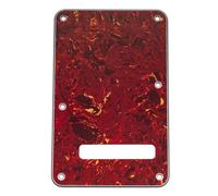 Musiclily Pro 6-Hole ST Guitar Backplate for Squier Sonic Strat HSS Electric Guitar, 4ply Vintage Tortoise