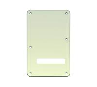 Musiclily Pro 6-Hole ST Guitar Backplate for Squier Sonic Strat SSS Electric Guitar, 3ply Mint Green