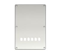 Musiclily Pro 6-Hole ST Guitar Backplate for Tagima TG-530 Strat Style SSS 10-Hole Pickguard Electric Guitar, 3ply Aged White
