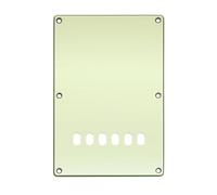 Musiclily Pro 6-Hole ST Guitar Backplate for Tagima TG-530 Strat Style SSS 10-Hole Pickguard Electric Guitar, 3ply Mint Green