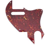 Musiclily Pro 7 Holes Guitar Pickguard for Fender F-Hole Hybrid Tele Style Electric Guitar, 4ply Vintage Tortoise