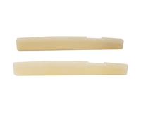 Musiclily Pro 71.12mm Compensated Acoustic Guitar Unbleached Bone Saddle for 6-String Taylor Style (Set of 2)