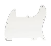 Musiclily Pro 8-Hole Pickguard for Squier Sonic Esquire H Guitar 3Ply White