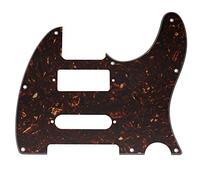 Musiclily Pro 8 Holes Guitar Pickguard for Brent Mason Tele Style Electric Guitar, 4ply Tortoise Shell