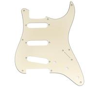 Musiclily Pro 8 Holes ST SSS Guitar Pickguard for SQ CV 50s 3Ply Cream | for 2008-2019 China Made Squier Classic Vibe Reissue Vintage Strat Style Electric Guitar