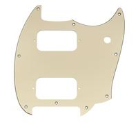 Musiclily Pro 9-Hole Guitar Pickguard for Squier Sonic Mustang HH Electric Guitar, 3Ply Cream