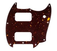 Musiclily Pro 9-Hole Guitar Pickguard for Squier Sonic Mustang HH Electric Guitar, 4Ply Tortoise Shell