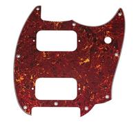 Musiclily Pro 9-Hole Guitar Pickguard for Squier Sonic Mustang HH Electric Guitar, 4Ply Vintage Tortoise