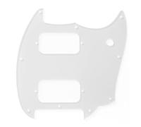 Musiclily Pro 9-Hole Guitar Pickguard for Squier Sonic Mustang HH Electric Guitar, Transparent