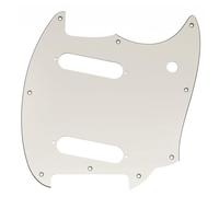 Musiclily Pro 9-Hole Guitar Pickguard for Squier Sonic Mustang SS Electric Guitar, 3Ply Aged White