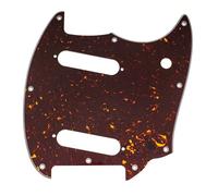Musiclily Pro 9-Hole Guitar Pickguard for Squier Sonic Mustang SS Electric Guitar, 4Ply Tortoise Shell