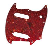 Musiclily Pro 9-Hole Guitar Pickguard for Squier Sonic Mustang SS Electric Guitar, 4Ply Vintage Tortoise