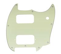 Musiclily Pro 9-Hole Pickguard for Squier Mustang HH Guitar 3Ply Mint Green | for Sonic