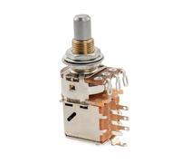 Musiclily Pro A500K Brass Pot Metric Solid Standard Shaft 9.5mm Push-Pull Audio Taper Potentiometer for Electric Guitar Bass