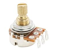 Musiclily Pro A500K Mini Pot Brass Metric Split Short Shaft 6.5mm Audio Taper Potentiometer for Electric Guitar Bass