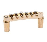 Musiclily Pro BM001 52mm Tune-O-Matic Bridge Roller Saddles Set Gold | 2-3/64 inch, for LP SG Style Electric Guitar