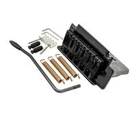 Musiclily Pro BV004 52.5mm 2-Point Short Block Guitar Tremolo Bridge, Black | for Squier Strat Guitar