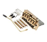 Musiclily Pro BV004 52.5mm 2-Point Short Block Guitar Tremolo Bridge, Gold | for Squier Strat Guitar