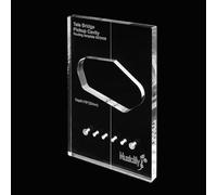 Musiclily Pro CNC Accurate Acrylic Bridge Pickup Routing Template for Standard Tele Guitar Body