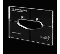 Musiclily Pro CNC Accurate Acrylic Neck Pickup Routing Template for Standard Tele Guitar Body