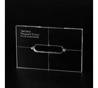 Musiclily Pro CNC Accurate Acrylic Neck Pickup Routing Templates for Standard Tele Guitar Pickguard