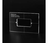 Musiclily Pro CNC Accurate Acrylic Open Style Humbucker Pickup Routing Template for Electric Guitar Pickguard
