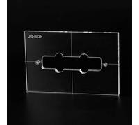 Musiclily Pro CNC Accurate Acrylic Pickup Routing Template for Standard Jazz Bass Bridge Pickup