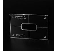 Musiclily Pro CNC Accurate Acrylic Single Battery Box Routing Templates